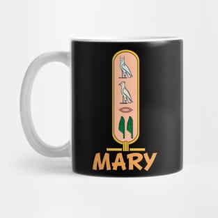 MARY-American names in hieroglyphic letters,  a Khartouch Mug